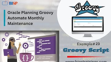 Oracle Planning Groovy Automate Monthly Maintenance | Planning Groovy Changing Substitution Variable