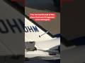 2 private jets collide on tarmac at Houston airport #shorts