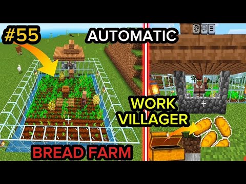 how to build automatic bread farm Minecraft 🧺|#minecraft #trending ...