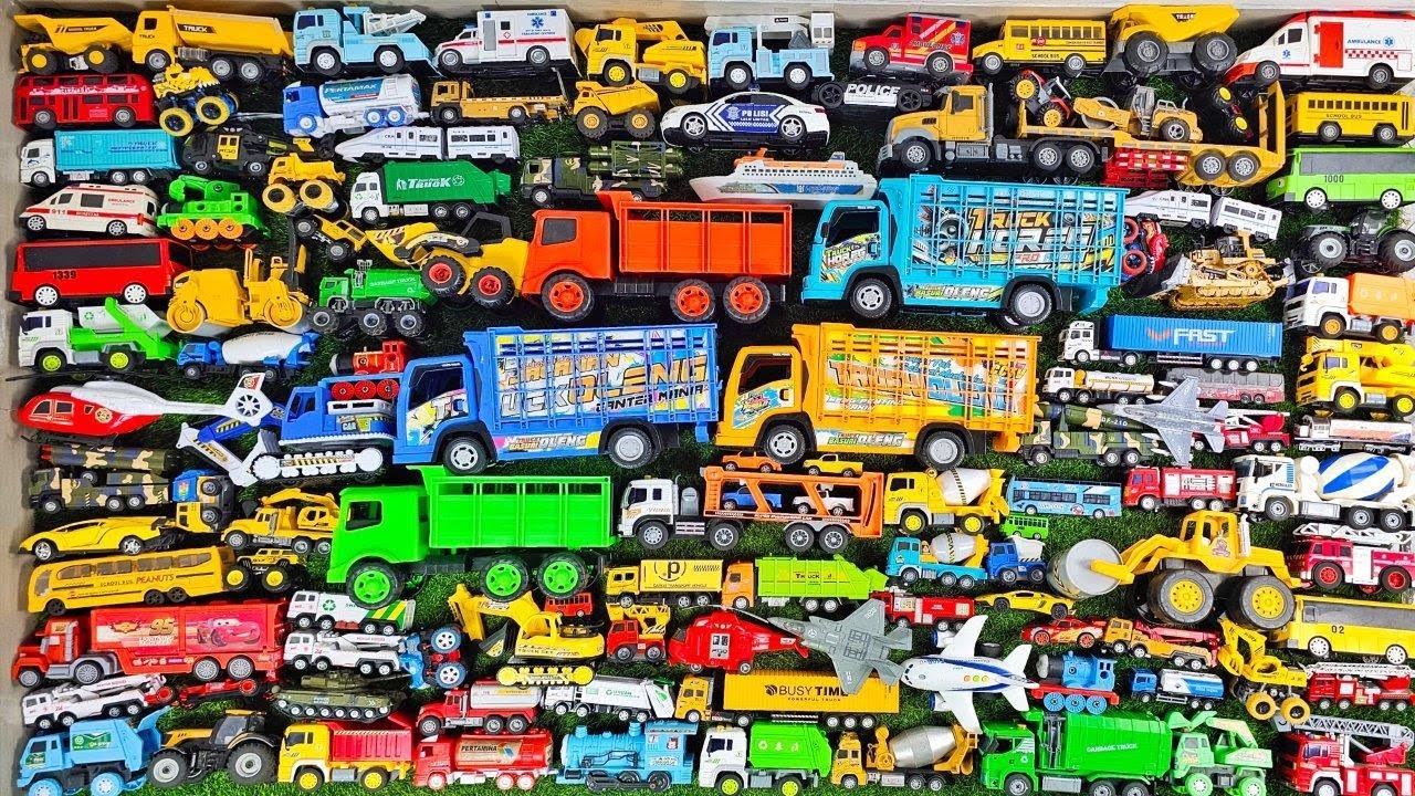 Mainan Mobil Truk Oleng , Mobil Balap, Mobil Truk Molen, Truk Pasir, Excavator, Mobil Roket, Damkar
