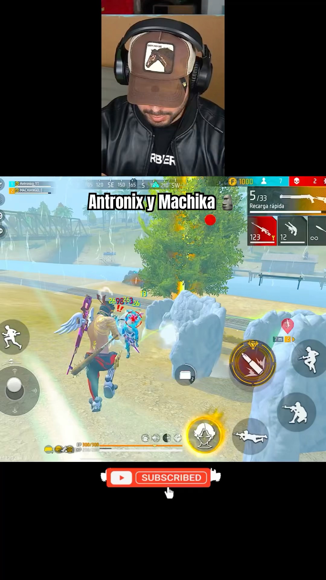 ANTRONIX Y MACHIKA REVENTANDO en TORNEO!?? #antronixx #machikayt #freefire