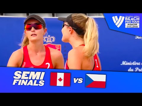 Megan/Nicole vs. Hermannova/Stochlova - Semi Final Highlights Agadir 2022 #BeachProTour