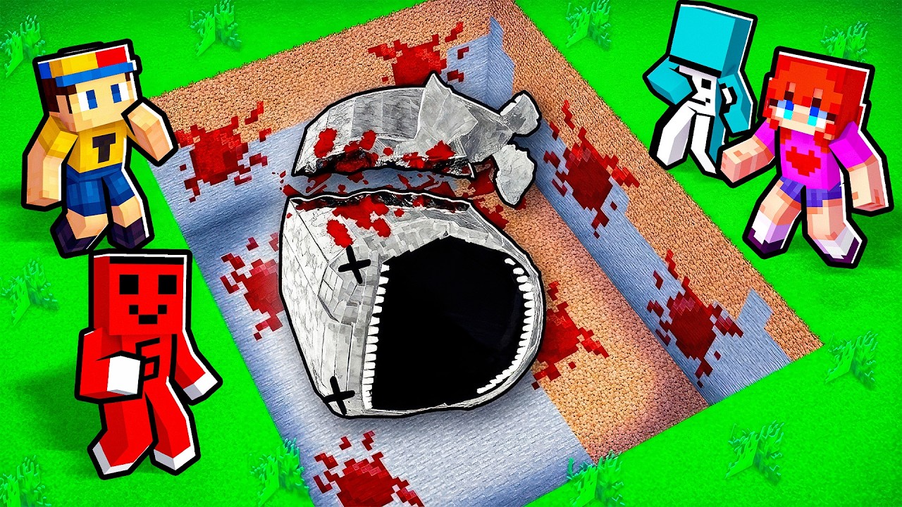 Minecraft’ta Gömülü Korkunç Bloop Bulduk !! - Minecraft