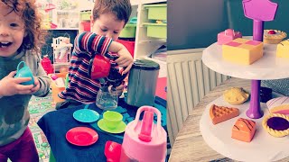 Children’s Tea Party | Casdon Toys | Morphy Richards Kitchen Set | Mr Kipling Cake Stand Toy Review