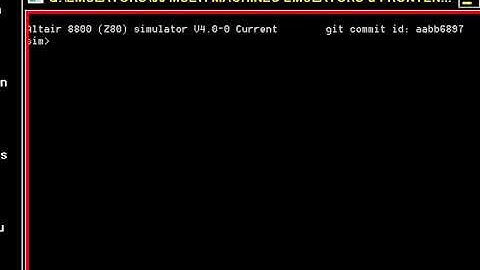 MITS Altair 8800 Z80 START SIMULATOR EMULATOR OLD COMPUTER SOFTWARE ~ IMSAI 8080 8048 PCS 80 VDP 80