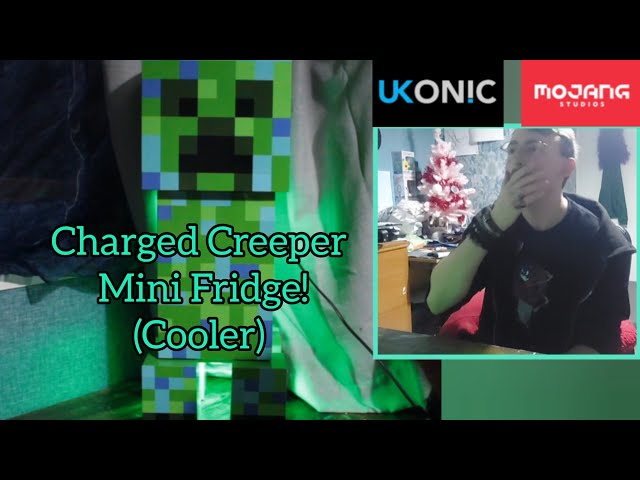 Minecraft Creeper Mini Fridge Unboxing 