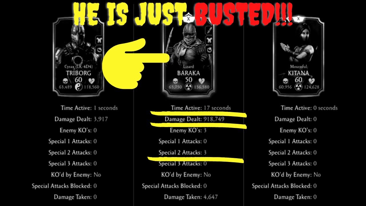 Lizard Baraka the NEW BEST GOLD IN MKM? He is JUST BUSTED!!!MK Mobile