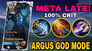 TOP GLOBAL ARGUS CRIT BUILD 9999 DAMAGE‼️META LATE GAME BUILD‼️