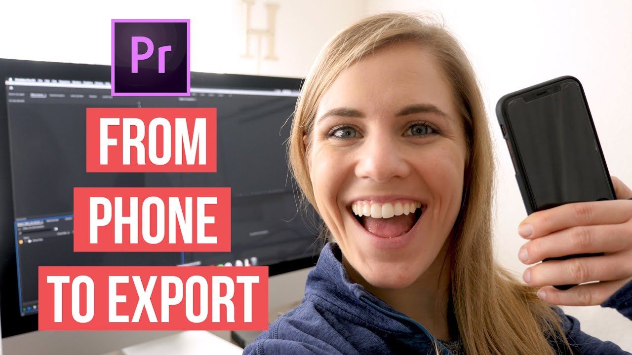 How To Edit IPhone Video In Premiere How To Make A Vlog With Your
