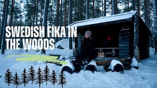 Winter wilderness swedish fika