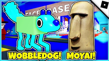 Bambi Oc RP - How to get "MOYAI/MOAI" AND "WOBBLE DOG REAL!?" BADGES + MORPHS (ROBLOX)