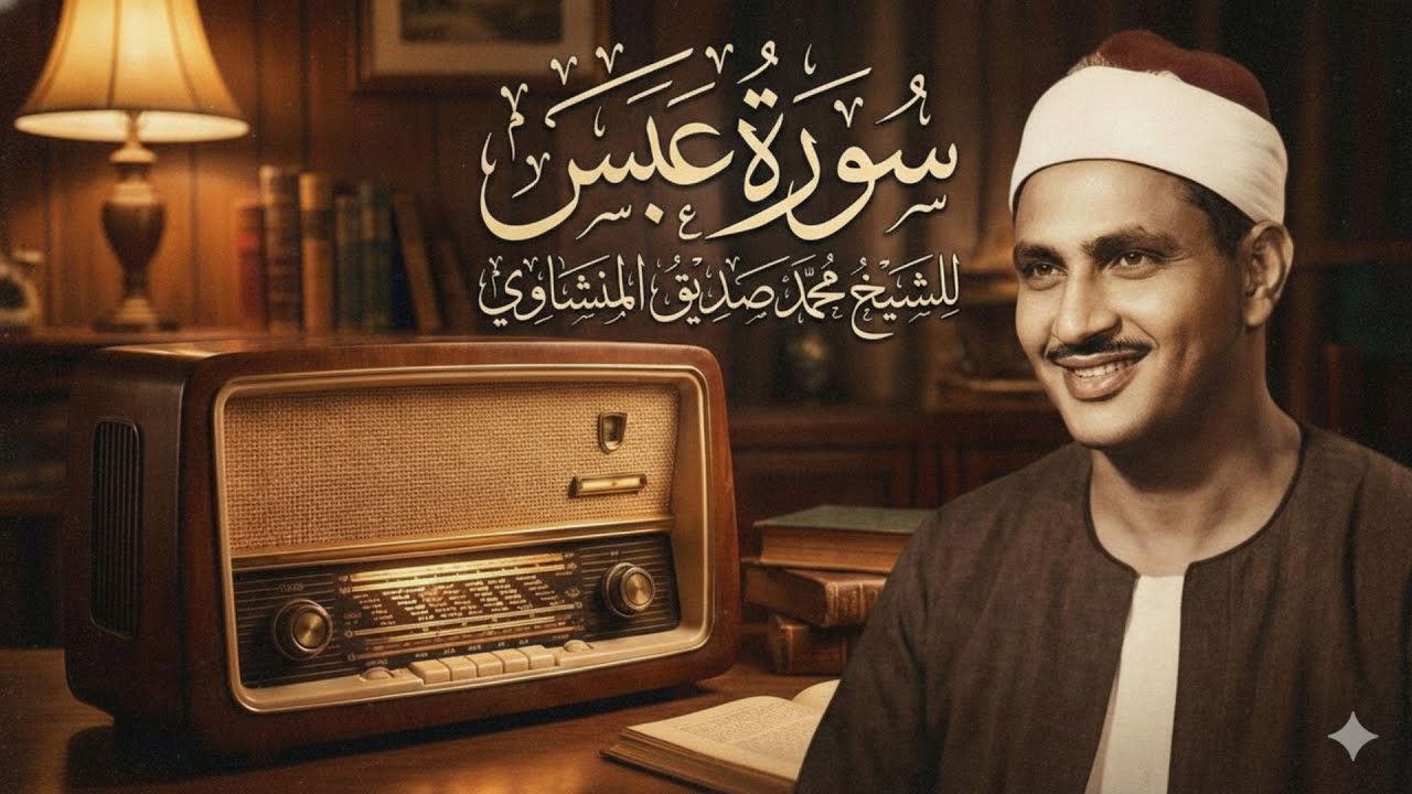 سورة عبس | تلاوة خاشعة بصوت الشيخ محمد صديق المنشاوي