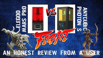 Elegoo Mars Pro vs  Anycubic Photon S! Fight!
