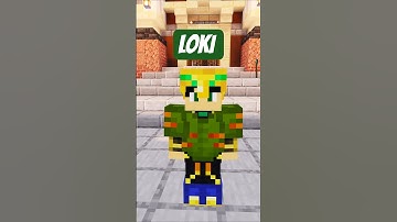 Minecraft: Loki Armor Trim #minecraft #shorts