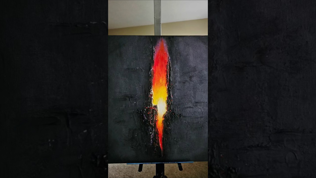 #art #artist #texture #painting #drawing #volcano #fire
