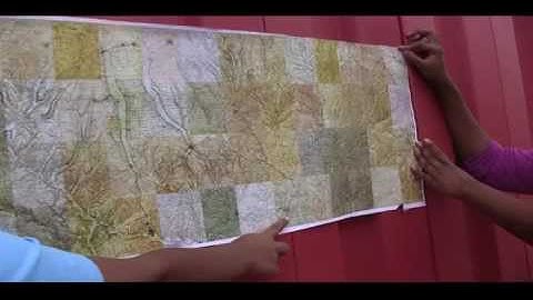 2012 Big Map Mural at TechWorks!  Binghamton