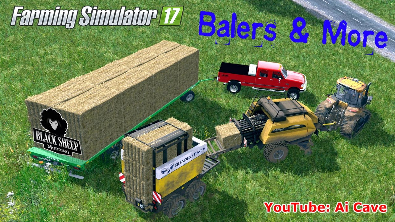 Farming Simulator 17 Baling Technology by Black (PC, Xbox One, PS4) - YouTube