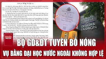 Hàng loạt bằng đại học nước ngoài không được công nhận: Bộ GD&ĐT nói gì? | Ninh Bình Digital
