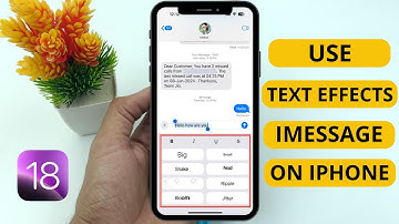How to use text effects in iMessage on iPhone iOS 18 | Hindi