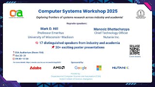 Computer Systems Workshop 2025 | 30th October | Morning - Day 1