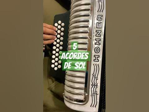 Acordeón Tutorial-Acorde de Sol en Acordeón de sol #acordeón #accordion