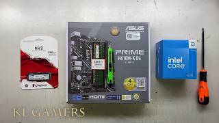 14th Gen intel Core i3 14100 ASUS Prime H610M-K D4 CSM Kingston