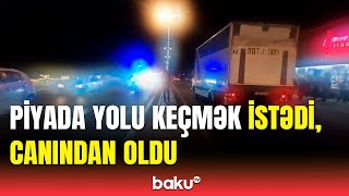 Sumqayıtda Dəhşətli Qəza Piyadanın Yolu Keçmək Istəyi Baha Başa Gəldi