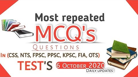 Most repeated MCQ