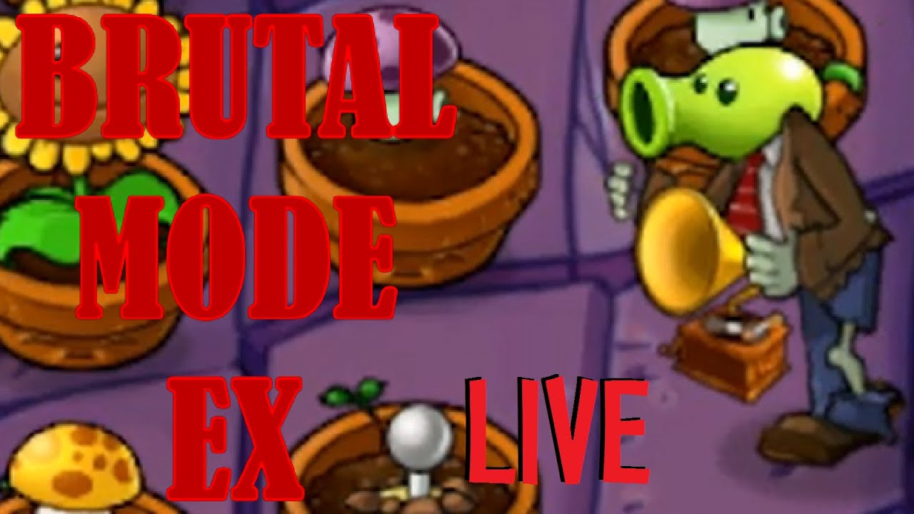 Brutal ex mode plants vs zombies android. Pvz brutal mode. pvz brutal mode 6.10. brutal ex пвз.