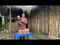 Harvesting giant bamboo shoots - a simple yet delicious recipe for super spicy stir-fried bamboo ...