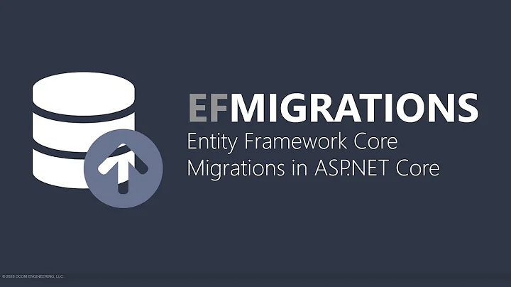 Entity Framework Core Migrations with ASP.NET Core in C#