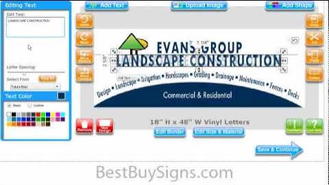 Charleston Signs - (www.BestBuySigns.com)How to Use SignMagic to Create Your Own Design - Part 8