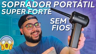 45.000 RPM! 😱 Esse Soprador de Ar PORTÁTIL é EXCELENTE! Muita Potência SEM  FIOS! 