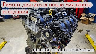 Работаю автомехаником в Канаде Калгари. Ремонт мотора. FORD EDGE 2.0 L4 DOHC 16V 2022 EcoBoost