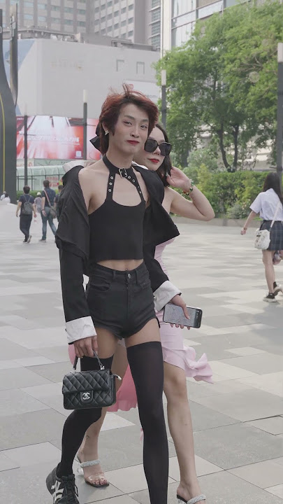 This is on the streets of Chengdu, China