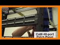 Installing Cable and Terminating a Patch Panel (Part 1 of 4)