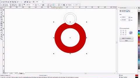 Ubuntu Logo Corel Draw 12 Tutorial [For beginners]
