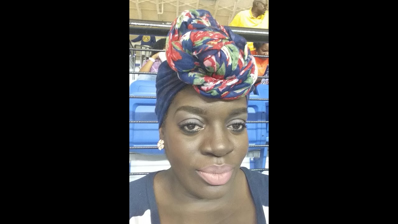 HOW TO MAKE A HEAD WRAP FROM AN INFINITY SCARF