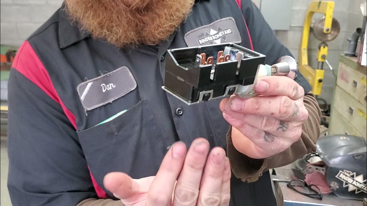 International scout pickup headlight switch knob removal YouTube