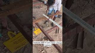 Thinkwill Solar Four Lens 4G PT Linkage Z-815 Day Time Installation #solarcamera #cctv #cctvcamera