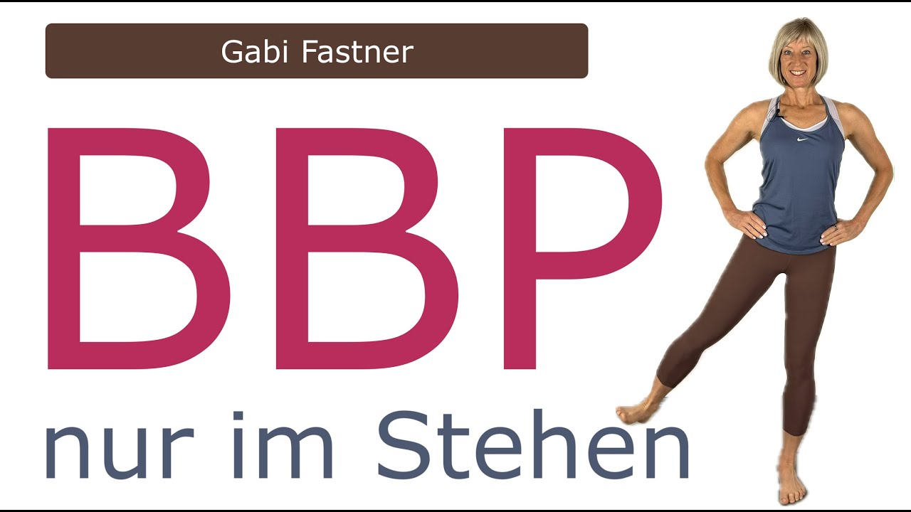 🐹 21 min. Bauch, Beine und Po Training, nur im Stehen, Figur-Workout ohne Geräte