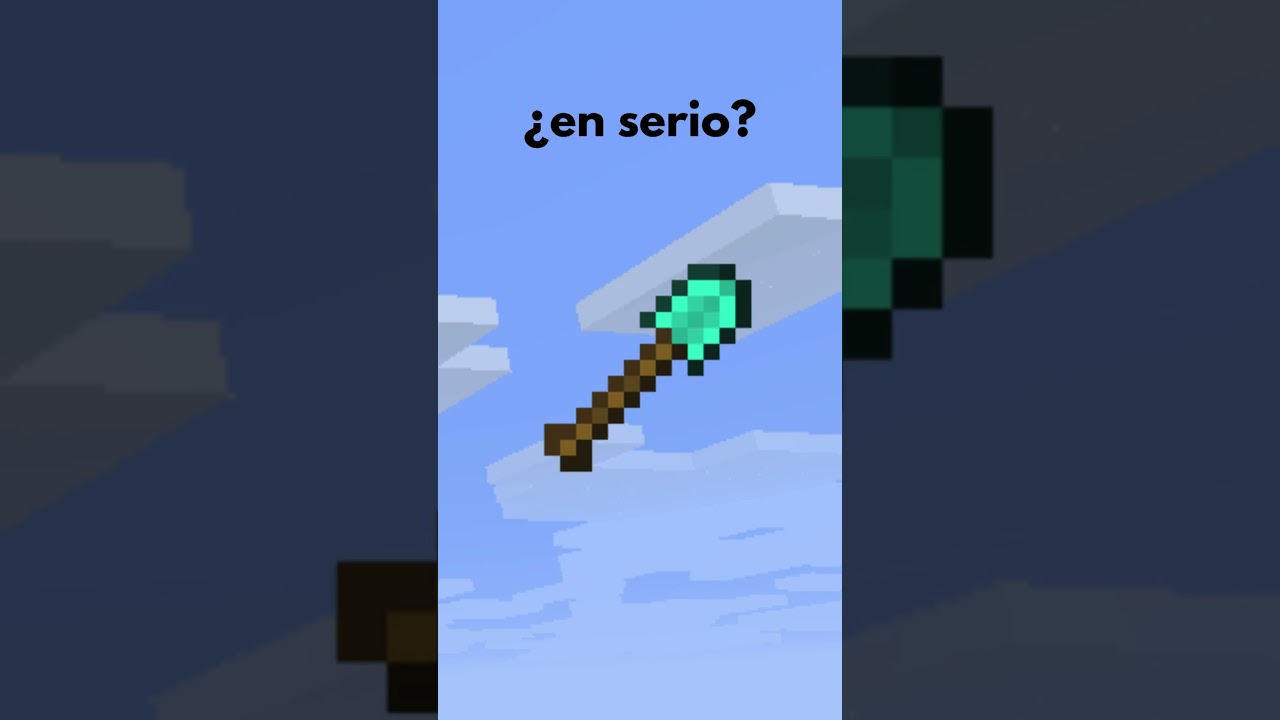 ¡SI PAUSAS EN EL PICO DE MADERA GANAS!!!! #minecraft