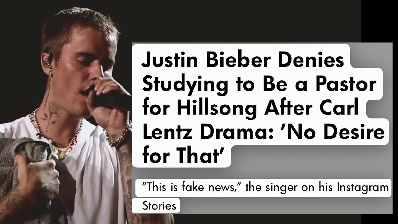 Justin Bieber Denies Studying to Be a Pastor for Hillsong 'No Desire