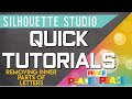 Silhouette Studio - How to Remove the Inner White Areas of Traced Letters and Shapes