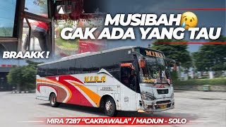 AWALNYA GANDENG 3 BUS DIDEPAN, TIBA TIBA BENTURAN TIDAK BISA DI HINDARKAN⁉️MIRA CAKRAWALA S 7287 US🔥