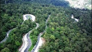 View Drone Tempat Wisata Penatapan Berastagi kabupaten Karo Sumatera Utara, Ternyata Begini jalannya