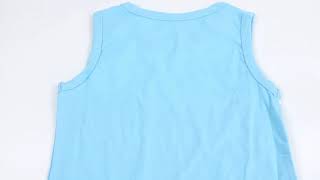 Sleeveless Part Shark Baby Romper Wholesale