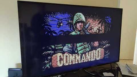 Commando on the C64 mini