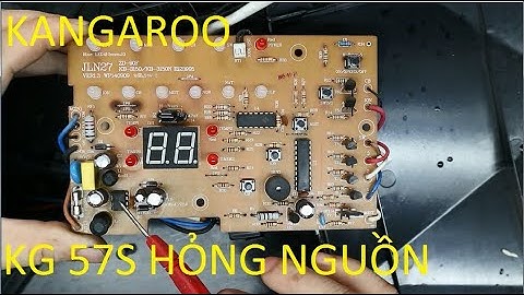 Hướng dẫn sửa quạt phun sương Kangaroo nguồn nhấp nháy