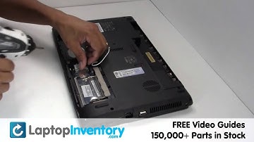 Gateway NV55C NV59C Wireless Card Replacement Guide - Install Fix Replace - Laptop Wifi